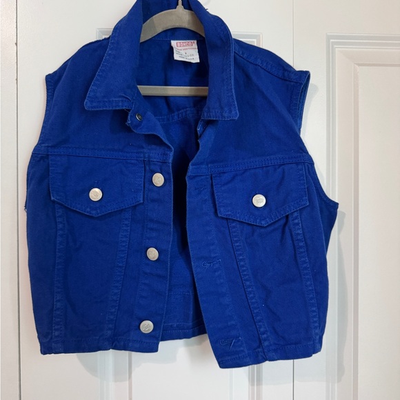 BONGO Jackets & Blazers - Vintage BONGO Blue Denim Vest